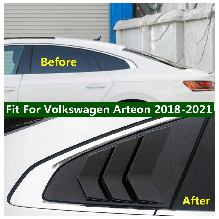ABS Zadné okenné uzávery bokom bok bokom tuyere louvers vetracie panelové obklady fit pre Volkswagen Arteon 2018 - 2024