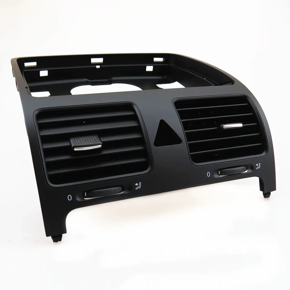ABS Čierny predný prístrojový panel klimatizácie výstupný odvetvie 1KD 819 728 1KD819728 pre VW Golf 5 MK5 GTI Jetta MK5 Rabbit
