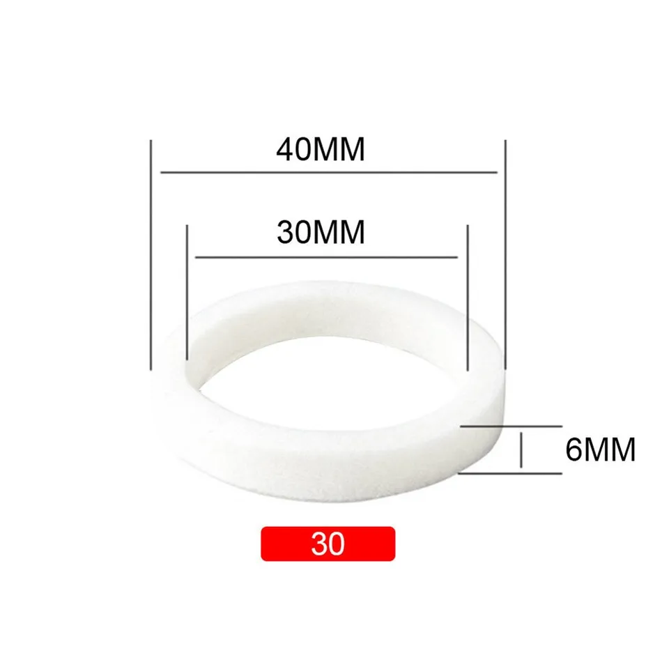 Absorbujte tesnenie pre FOX-30-40 mm odolný špongiový kruhový olejový pena absorbovať tesnenie pre líšku/prednú vidlicu (30 40 mm)