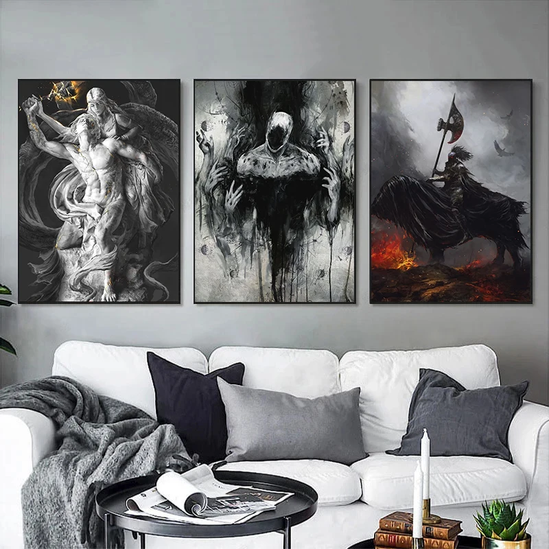 Abstraktné umelecké plagáty Anomaly výstup Predajca smrti výtlačky plátno tlač Wall Art Obrázok pre obývaciu izbu