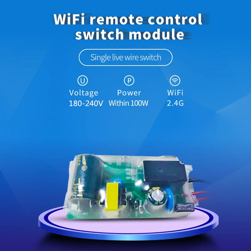 Abuess Ewelink WiFi Light Switch Modul 180-240V DIY Modifikácia Single Fire Switch Modifikácia