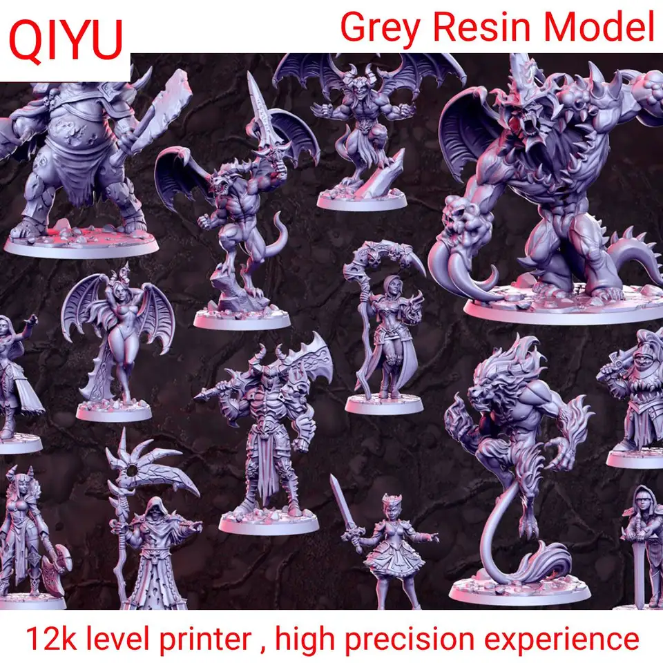 Abyssal Demon DND Running Team Chess Model