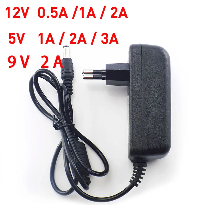 AC 100-240V až DC 5V 12V 9V 1A 2A 3A 0,5A napájacieho adaptéra Nabíjačka nabíjačku EU US