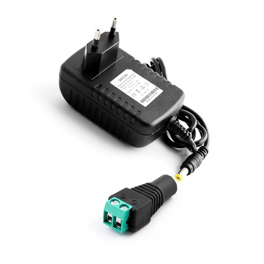 AC 110V 220V až 12V nabíjačka adaptéra DC 5V 6V 9V 12V 2A Power adaptér transformátor 12 V napájací zdroj pre LED svetlo lampu