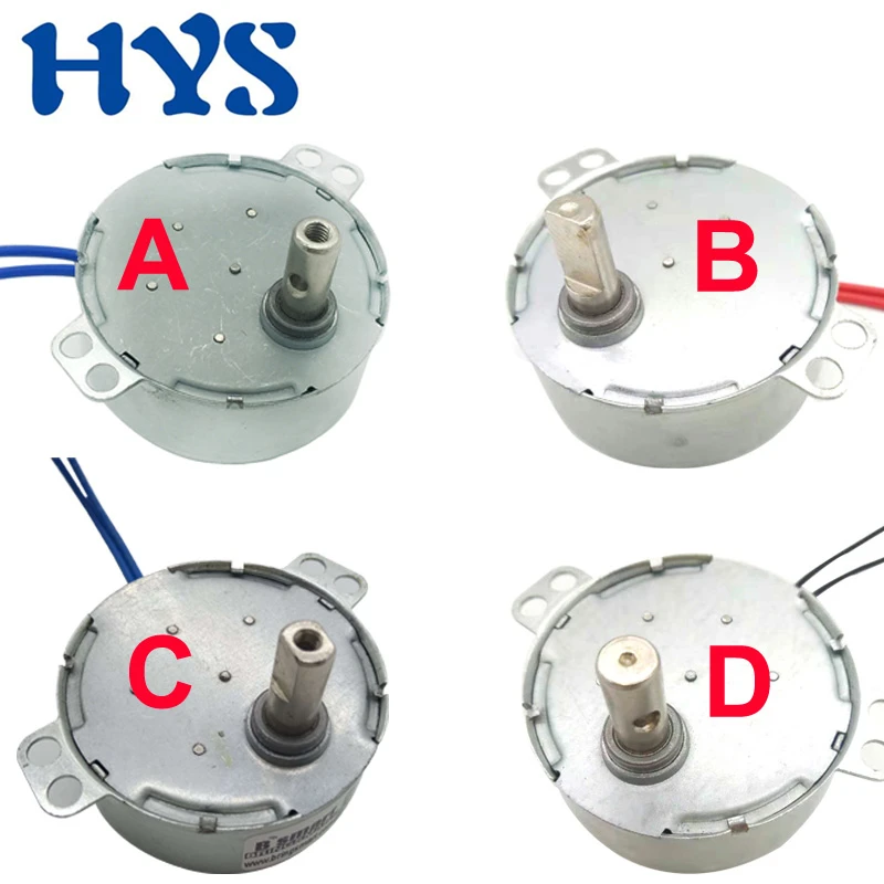 AC 220V-240V Permanent Magnet Synchrónny motor TYC-50 TYC49 TYJ50 50TYZ 4W REDERVOR REDERVOR CER CCW CCW Otočník ventilátora