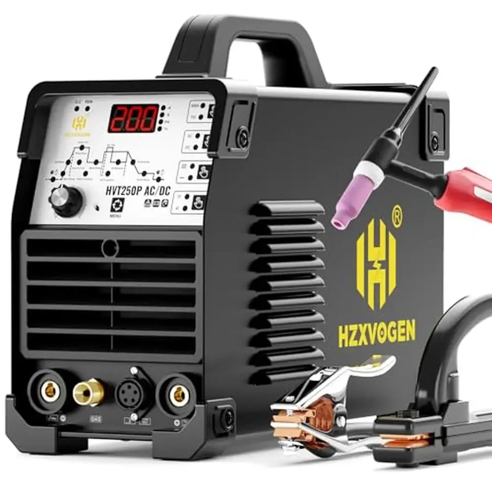 AC DC 200A TIG Welder 4 v 1 Pulz zváracie zariadenie 220V IGBT Inverter Vysoko účinný bezkontaktný oblúk 2T/4T bezpečnostné systémy režimu