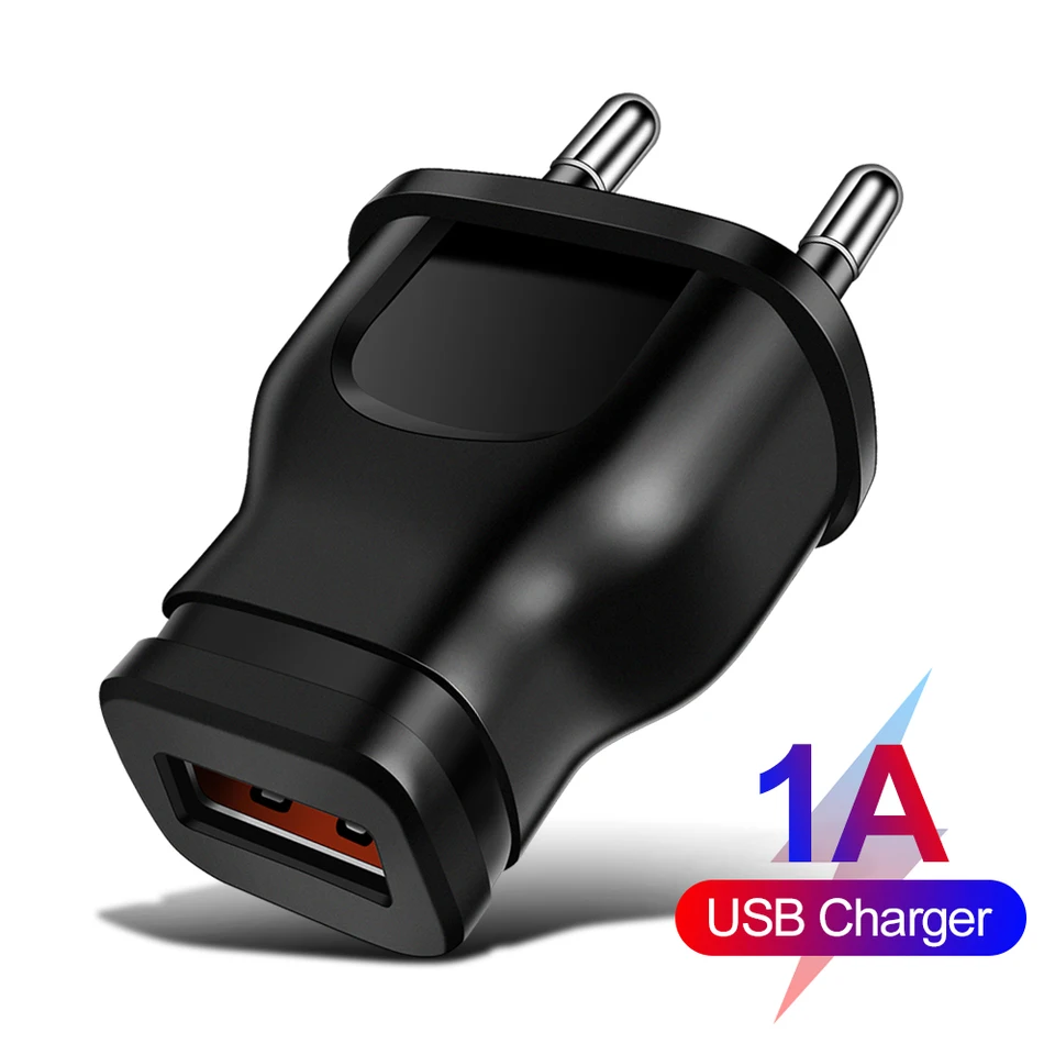 AC DC 5V Adapter Telefón nabíjačka 1A USB port napájací nabíjačku USB pre iPhone Samsung Huawei Xiaomi Redmi Mobile Phone Nabíjanie