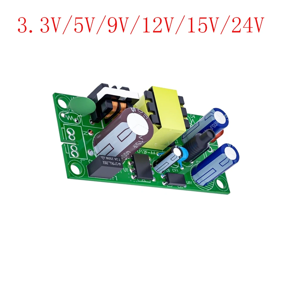 AC/DC-DC Prevodník Krokový napájací napájací modul AC90-264V/DC110-370V na DC 3,3V 5V 9V 12V 15V 24V Buck Power Circuit doska