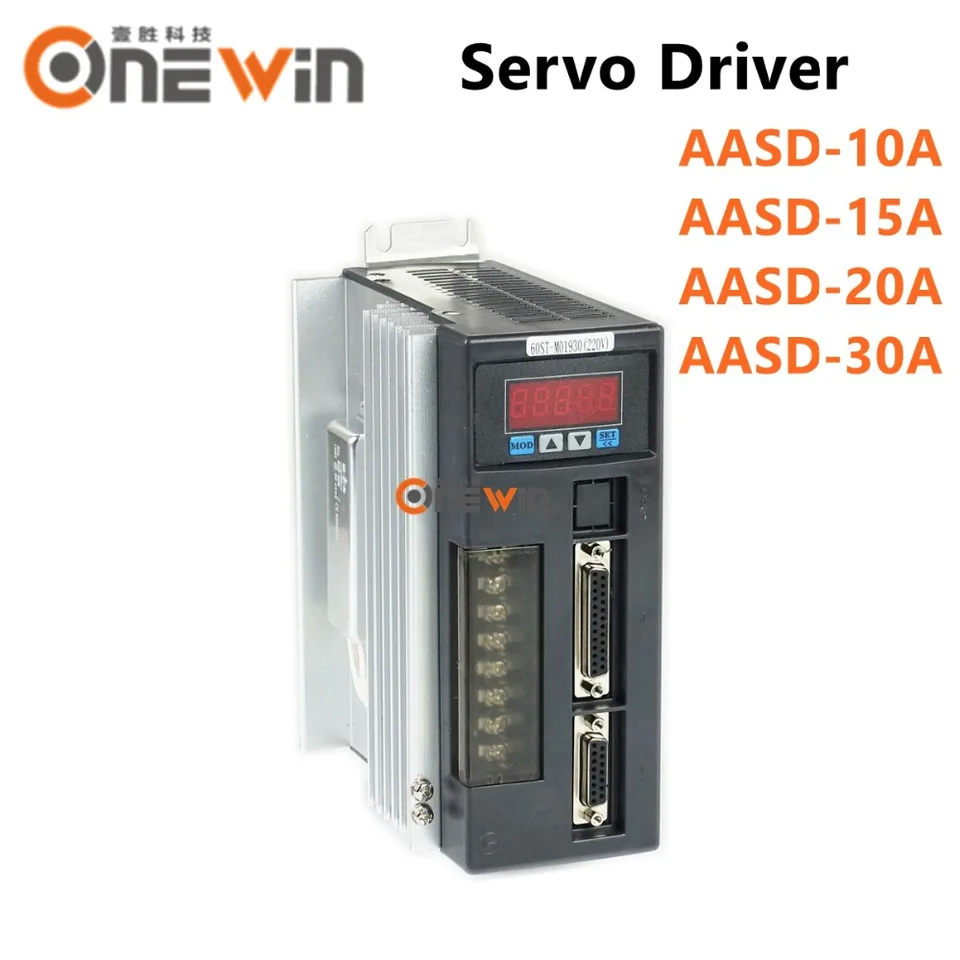 AC Servo Motor Driver AASD 10A 15A 20A 30A Vstup ovládača AC220V pre CNC gravírovanie striha