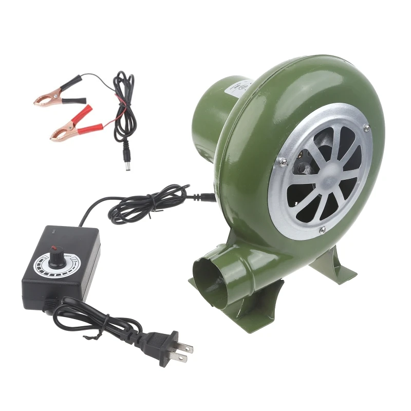 AC100-240V Elektrický dúchadlo Adaptér ventilátora ventilátora 30/40/60/80 W BBQ ventilátor Mini kováčsky kováčsky dúchadlo s káblom napájacieho sponky