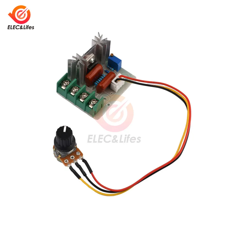 AC50-220V 2000W SCR Elektrické napätie regulátorový modul Modul Transformátora Spínača Teplota/rýchlosť motora Svetlo Svetlo
