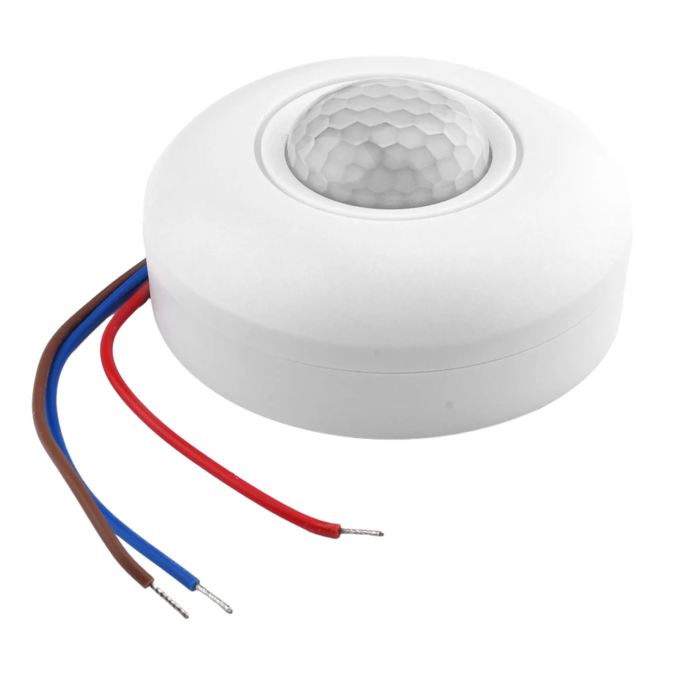 AC85-265V Intelligent ľudského spínača senzora Stropného snímača pre ľudský infračervený snímač pre strop 360 ℃ Spínač svetla snímača pohybu