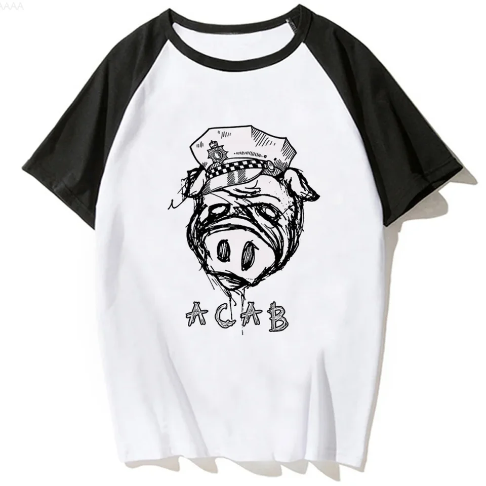 ACAB Tričká Men Designer Graphic Tee Mužské grafické oblečenie