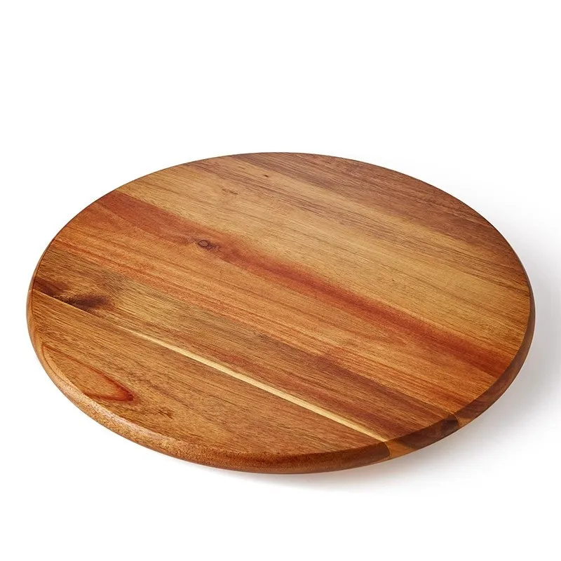 Acacia Wood Lazy Susan Drevená stolová skrinka Organizátor, 30 cm