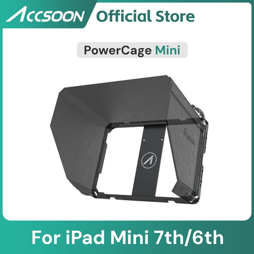 Accison PowerCage Mini pre iPad Cage Mini6 8.3 palca so Sunhood NP-F nabíjanie batérie pre príslušenstvo Seemo/Seemo Pro 4K