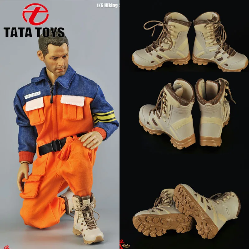 ACG-34 1/6 MALE MALSKÉ OBUVY Bojové topánky Turistické topánky Duté topánky Fit 12 '' Action Figuod Body Model