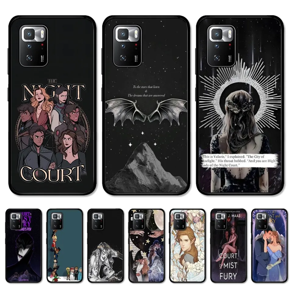 ACOTAR A COURT of Mist and Fury Phone Case pre Redmi 5 6 7 8 9 10 Plus Pro 6 7 8 9 A Go K20 K30 K40 Pro Plus Fundas F3