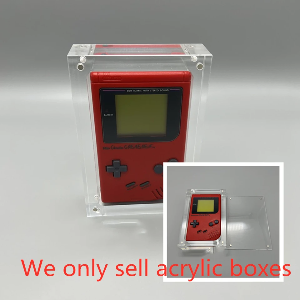 Acryl Box Protector pre Game Boy Console Transparentné zbierky pre krabičky pre Nintendo GB shell Clear Display Case