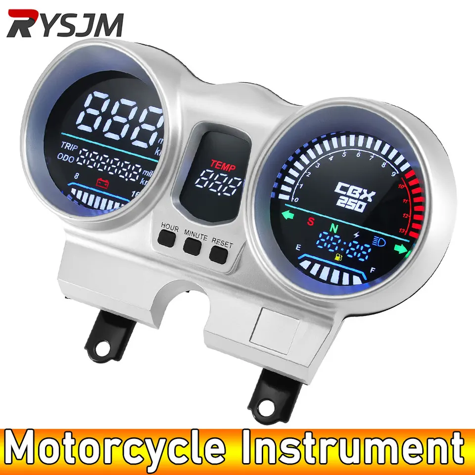 AD Motocykle rýchlomer tachometra o kilometrov LCD Displej Kompletný panel pre Honda CBX250 Twister 2001 A 2008 Speed ​​Meter