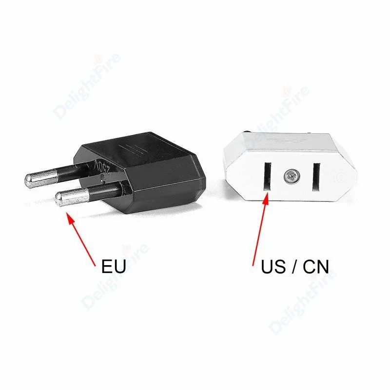 Adaptér adaptéra EÚ adaptér American CN US do EU Plug Euro Power Electrical Adapter AC Electric Socket Outlet
