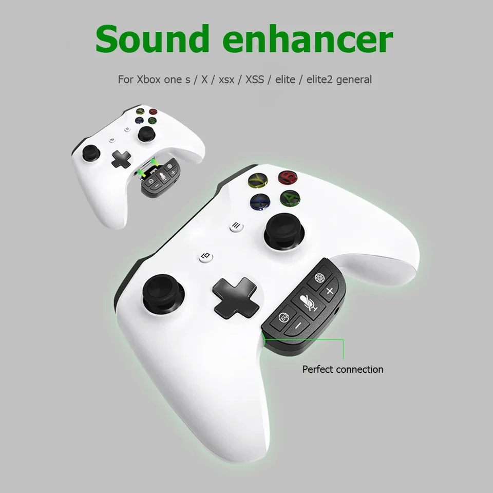 Adaptér headsety bezdrôtového ovládača herného ovládača pre príslušenstvo pre hry Xbox One S/X/XSX/XSS/Elite/Elite2