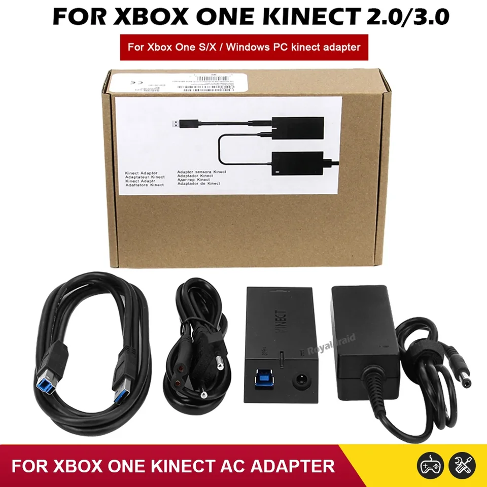 Adaptér Kinect Adapter Kinect pre Xbox One/Xbox One Slim Kinect AC adaptér EU US Plug USB AC adaptér napájací zdroj pre Xbox One X/PC
