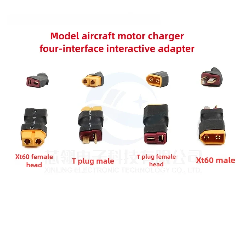 Adaptér konektor xt60 t zástrčka samca k samcovi RC Lipo Battery Diesty DIY XT60 to