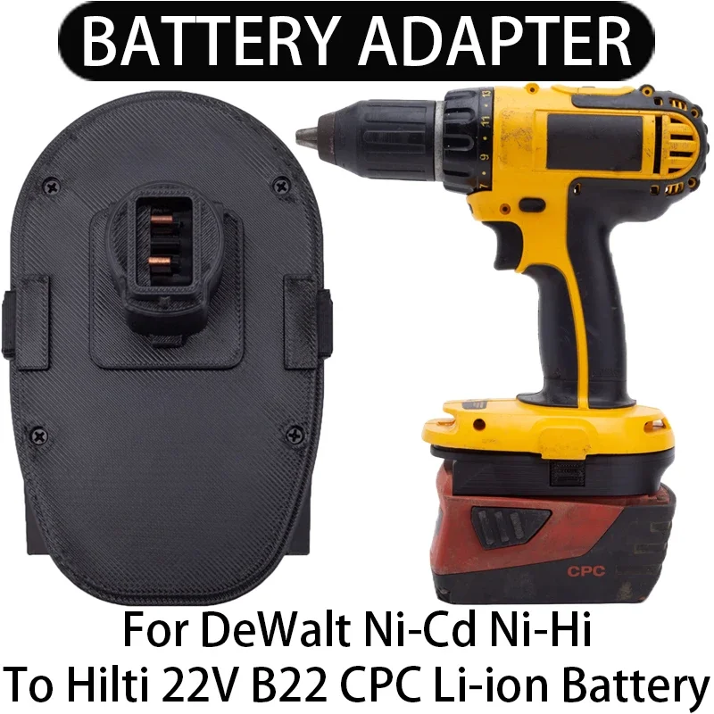 Adaptér/konvertor batérie pre nástroje NI-CD NI-CD NI-CD DANTI 22V B22 CPC LI-ION Adapter Adaptér