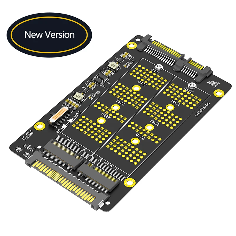 Adaptér M2 SSD M.2 NVME M Kľúč k U.2 SFF-8639 M.2 SATA B Kľúč k SATA2.0 2,5 