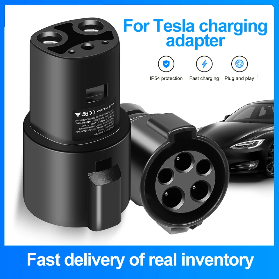 Adaptér na nabíjanie elektrického vozidla pre Typ 1 J1772 do Teslas Model XY 3 S pre konektor nabíjačky EV nabíjačky EVSE Konverzná zbraň