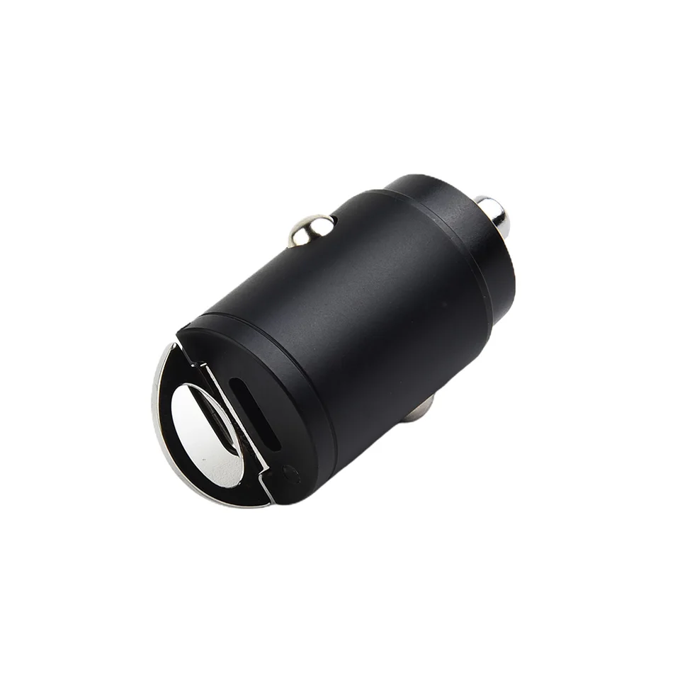 Adaptér na nabíjačku automobilu Mini duálne USB-Type-C PD 30W Súprava rýchleho nabíjania batérie 20,5 x 39,8 mm hliníkové elektrické vybavenie zliatiny