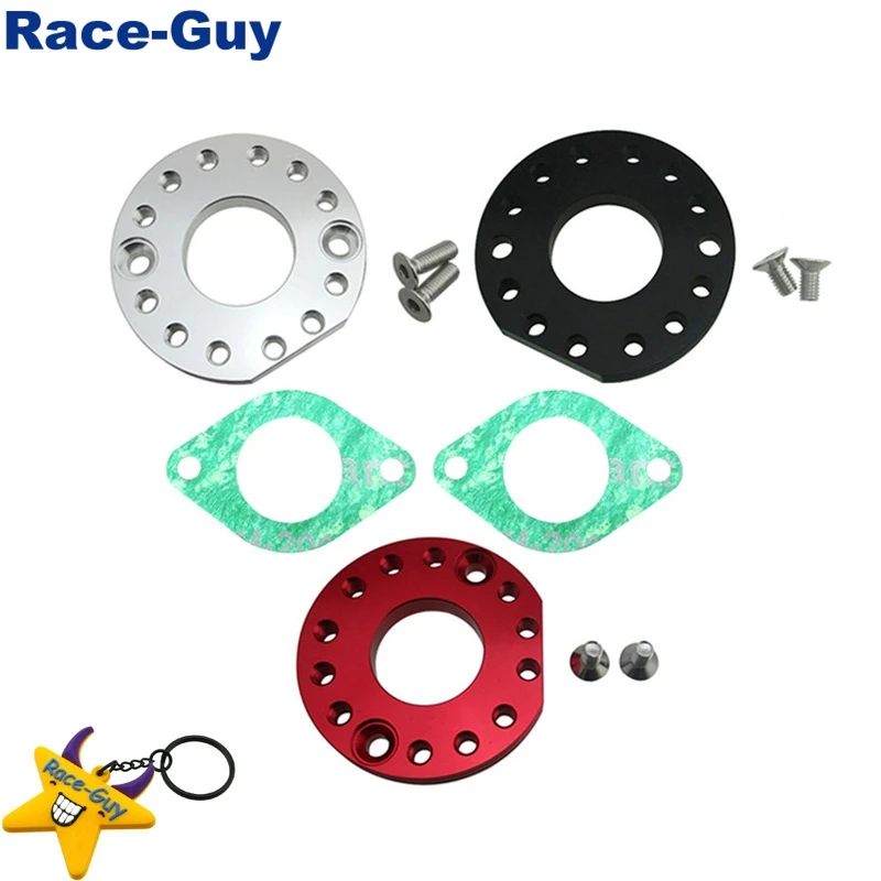 Adaptér na spinnerový tanier s karburátorom adaptátorom s tesnením pre motory ZS190 Zongshen Daytona Anima 190cc 212 ccm