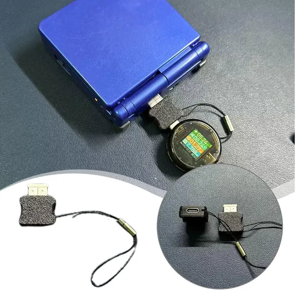 Adaptér portov herného stroja pre GBA SP prevodník hlavy hlavy typu C Rýchle nabíjanie hlavy Bezpečné použitie obvodu Stabilizujte, nie ľahko poškodený L4I6