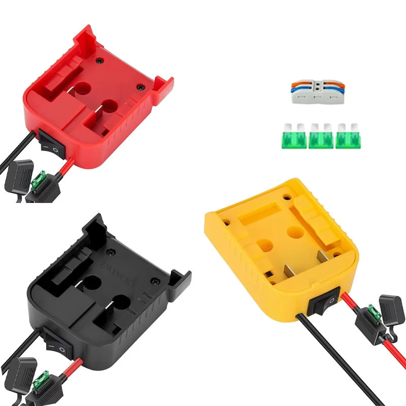 Adaptér Power Wheels Adapter pre adaptér batérie Milwaukee/Dewalt 18V Power Wheels Conversion Súprava s prepínačom napájacieho konektora