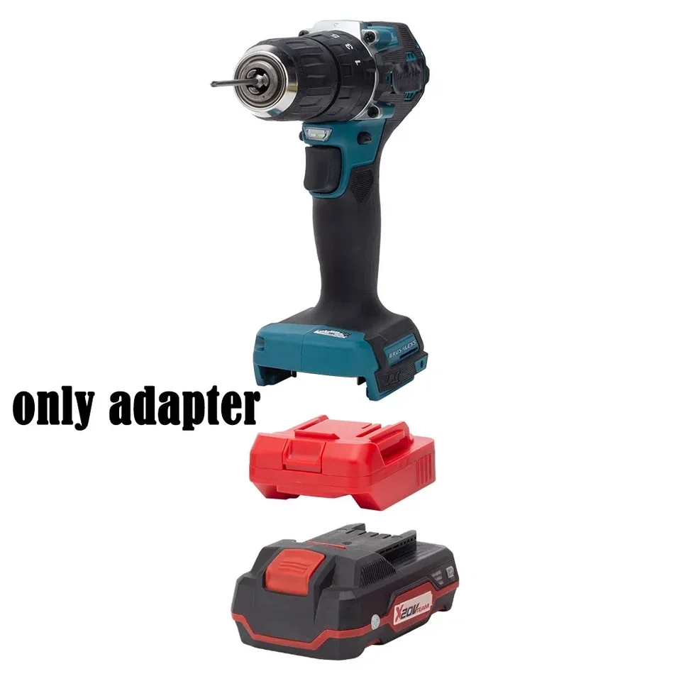 Adaptér pre konvertor batérie pre LIDL Parkside X20V Tím lítiová batéria pre nástroje Makita 18V (nezahŕňa nástroje a batériu)