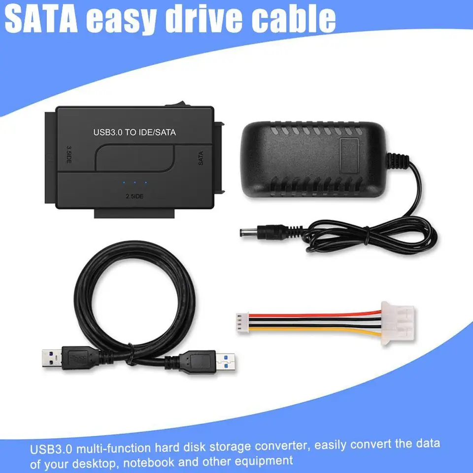 Adaptér SATA na USB 3.0 IDE VŠETKO V ONE kábel USB 2.0 SATA 3 pre 2,5 3,5 HORD DISK HDD SSD USB Converter IDE SATA Nový