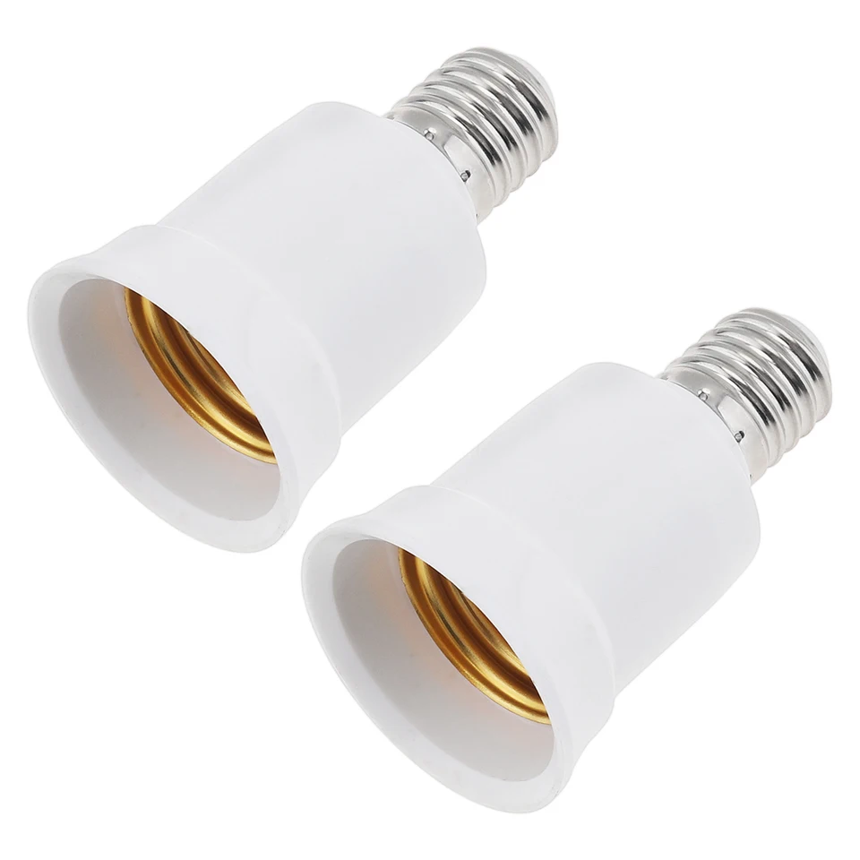 Adaptér soketu 2pcs e17 až do objímkového adaptéra E26 medziprodukt E17 zásuvky na štandardný konvertor LED žiarovky LED žiarovky E26