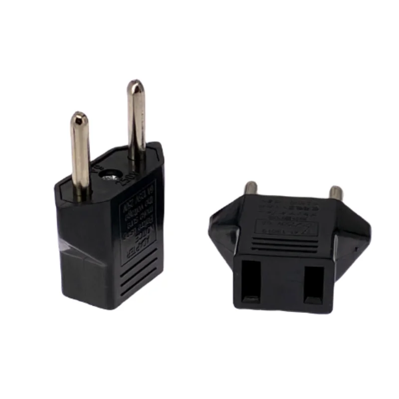 Adaptér zástrčky USA do EÚ Japonsko Čínsky Američan pre európsky cestovný adaptér 2PIN Plug Type C Power Converter Electric Socket Socket