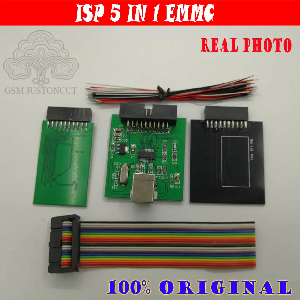 Adaptéry nástrojov pre UMT Dongle, NCK Pro Dognle a GSM Shield Box, 5 v 1, ISP EMMC