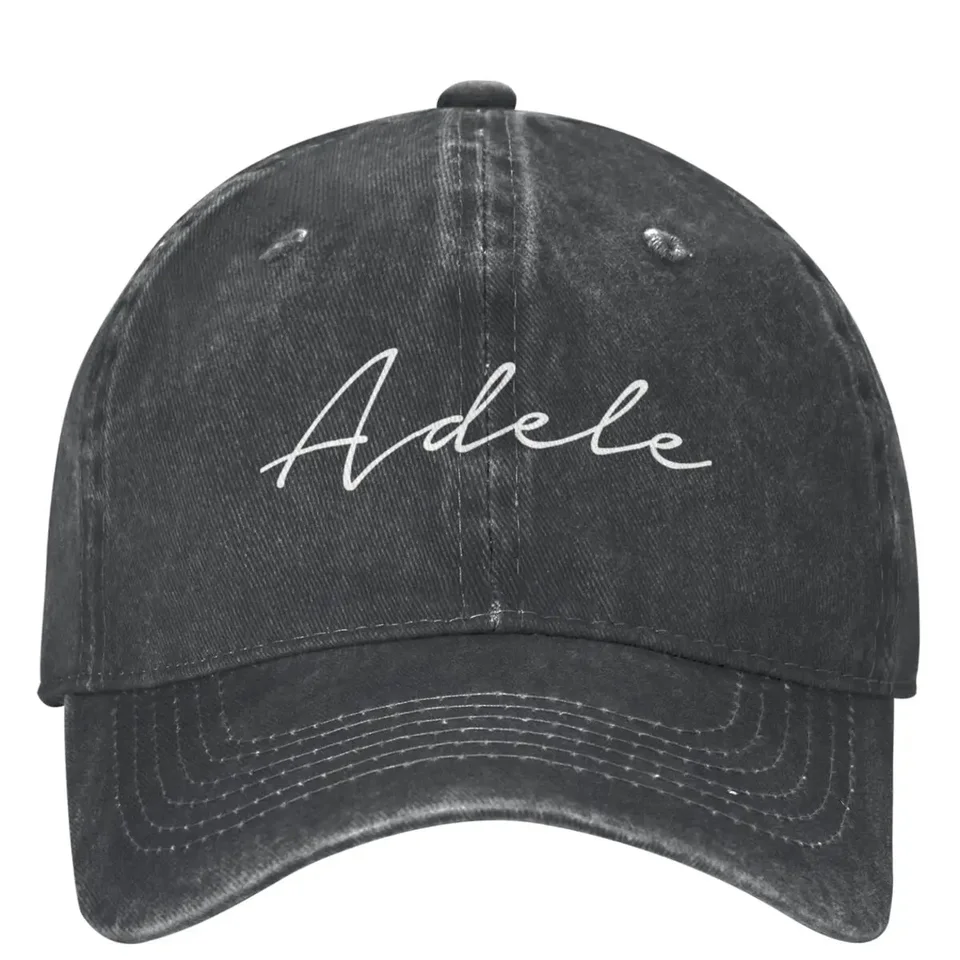 Adele Baseball Caps outfit Príležitostne zúfalé džínsové umývané klobúk Snapback Dad pre mužov Ženy Všetky sezóny cestovné čiapky klobúk