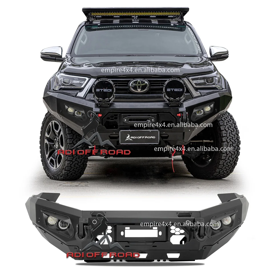ADI Off Road 4x4 Pickup Vysoko kvalitný oceľový zadný nárazník predný nárazník Bull Bar pre Hilux Revo Rogue Ccqueest 2021 2022 2023