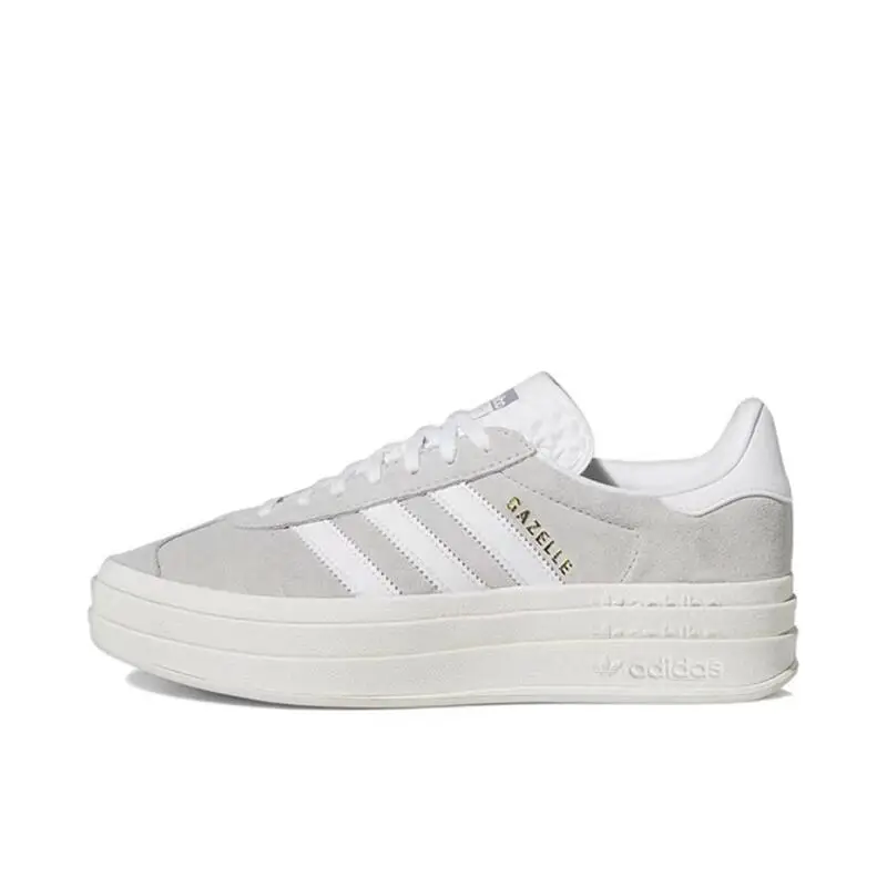 Adidas Originals Gazelle Blod Pánske a dámske biele pohodlie, ktoré sú odolné voči nekĺzavým a nízkym topánkam