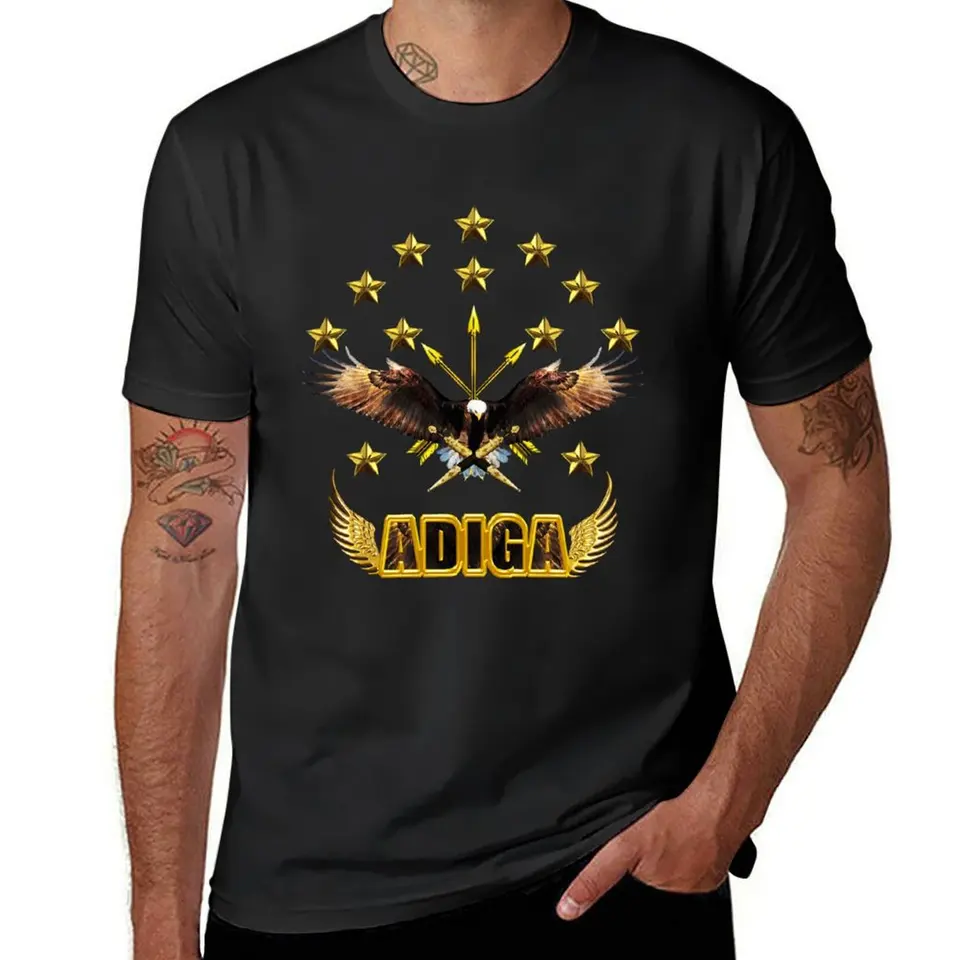 ADIGA Circassian - darček pre tých, ktorých máte radi tričko Animal Prinfor Boys Rýchle sušenie vtipné tričká pre mužov