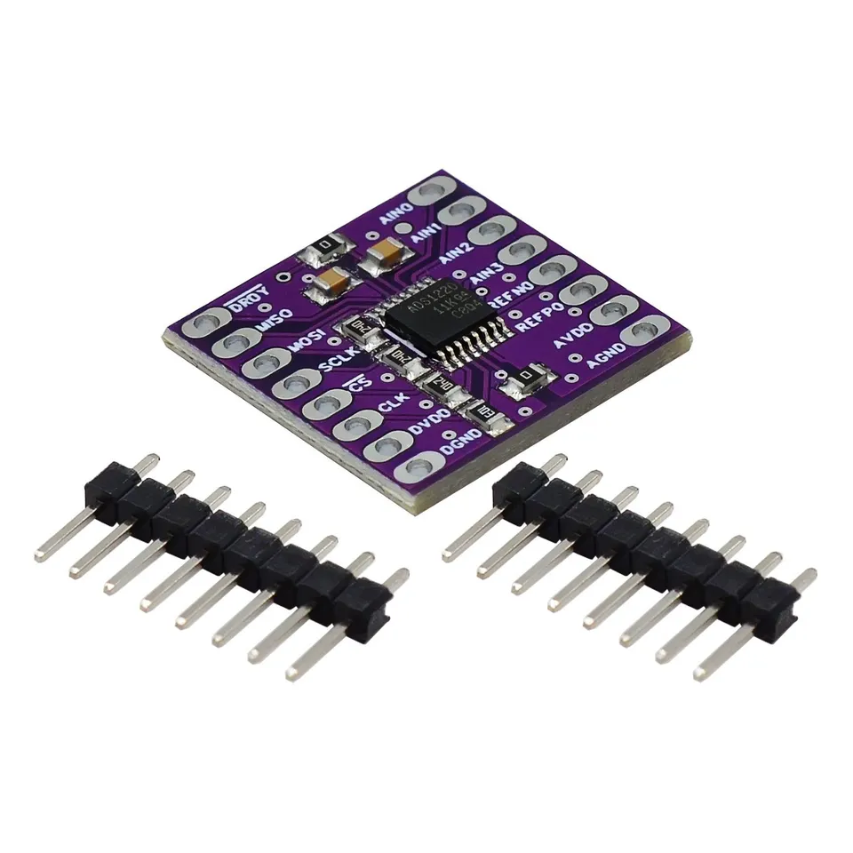 ADS1220 ADC 24-bitový konvertorový modul I2C Nízky výkon 24 bitovo analógový prevodník