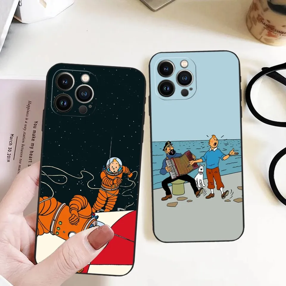 Adventures of Tintin Phone Case pre iPhone 13 11 15Promax 14 12 Pro xs Max Mini xr x 7 8 6 6s plus shell coque