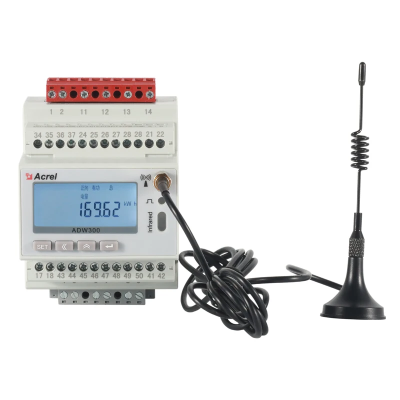 ADW300 Wireless Communication Monitorovanie v reálnom čase Monitorovanie IoT Cloud Platform Spotreba trojfázového merača energie