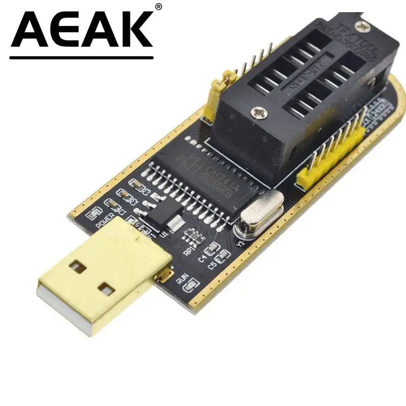 AEAK CH341A 24 25 Series EEPROM Flash BIOS USB programátor so softvérom a ovládačom