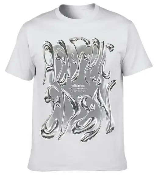 Aelfric eden metalic Graphic Tees Men y2k nadmerne nadmerné tričká Ženy Vintage odpaliská unisex letné vrcholy