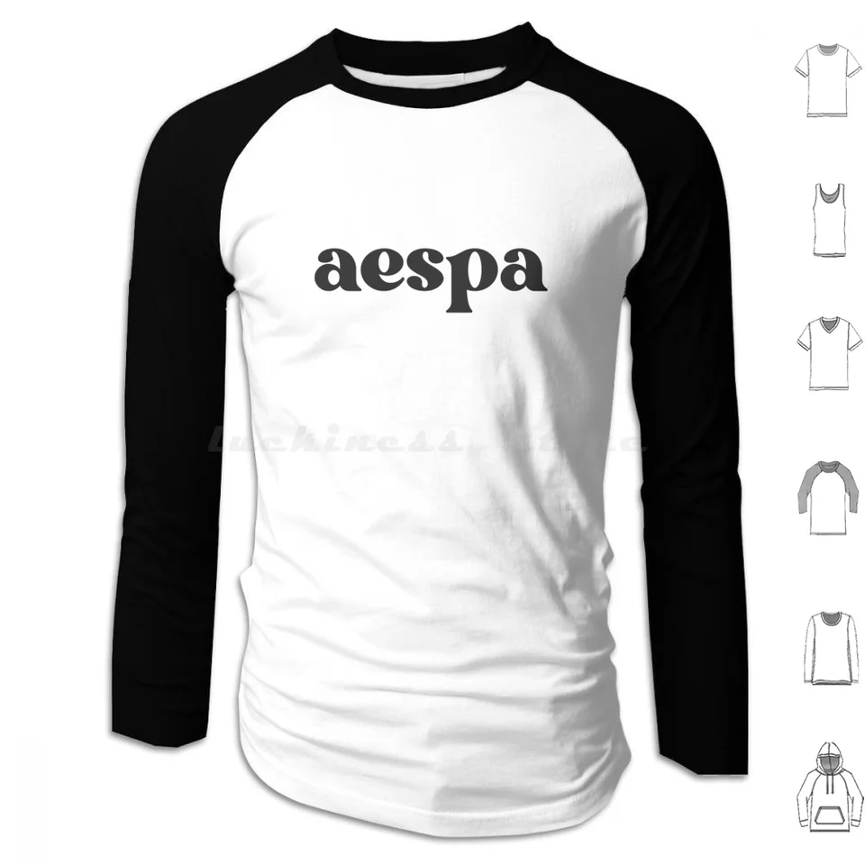 Aespa kapucňa bavlna s dlhým rukávom Aespa Karina Giselle ningning Winter Aespa Karina Aespa Winter Aespa Giselle