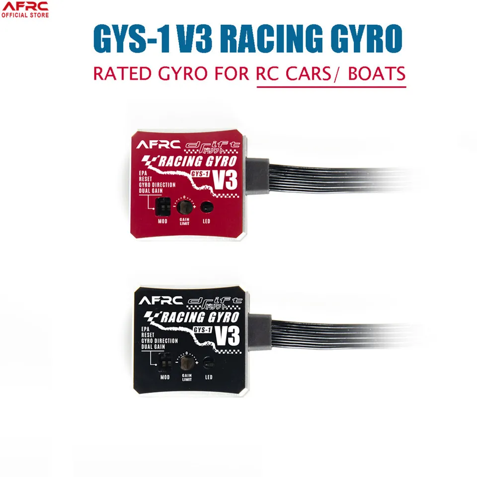 AFRC-GYS-1 V3 RC CAR GYRO DRIFT CAR stabilizátor CNC kovové puzdro pre 1/18 1/10 1/8 RC CARS MODEL